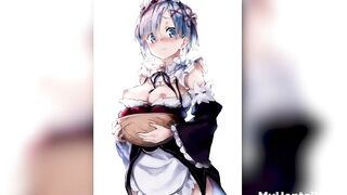 Rezero Rem and Ram Hentai Porn best Compilation Fuck