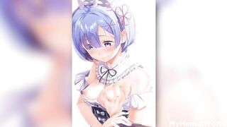 Rezero Rem and Ram Hentai Porn best Compilation Fuck