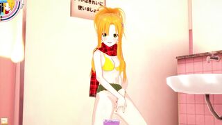 Yuna Catches Rikku Masturbating - FFX-2 Hentai