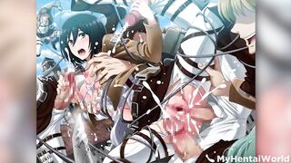 Attack on Titan Hentai Porn best Compilation Fuck 2