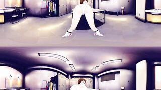 VR 360 Gloria Yuri Sex in the Waiting Room Revised
