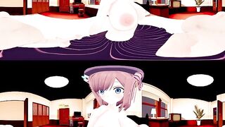 [VR 360] Lulu Suzuhara Vtuber Suck the Breast and Cowgirl