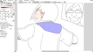 Coloring Hinata.