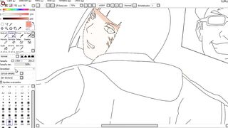 Coloring Hinata.