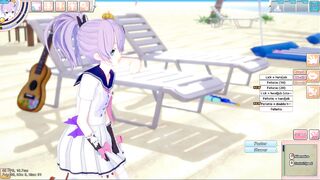 Koikatsu Gameplay Test - Javelin (Azur Lane) Blowjob