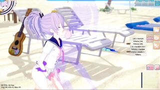 Koikatsu Gameplay Test - Javelin (Azur Lane) Blowjob