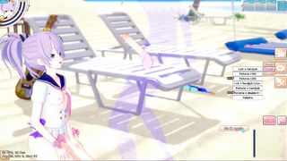 Koikatsu Gameplay Test - Javelin (Azur Lane) Blowjob