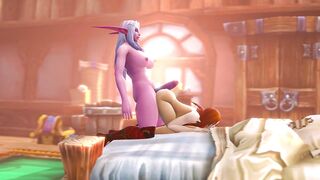 Autumn Evening Lust - World of Warcraft Futa x Futa