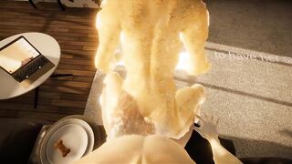 Playing with a Furry in VR!