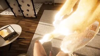 Playing with a Furry in VR!