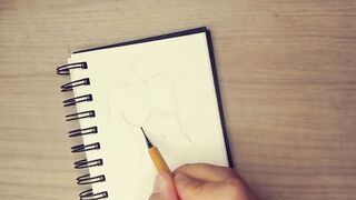 Ava Addams Nude Body Drawing