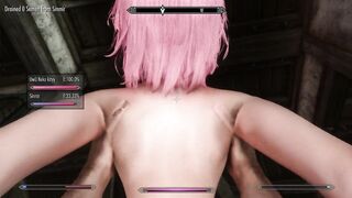 Skyrim: Neko Girl Fucking for Money at her Local Brothel