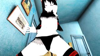 Virtual POV Anime Lap Dance in Bedroom