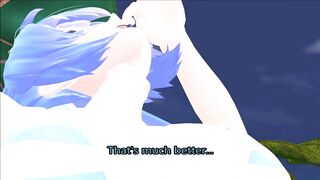 MMD Giantess Vore - Miku at the Beach