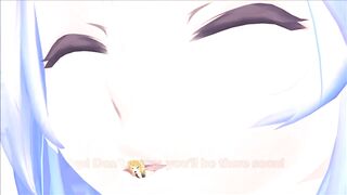 MMD Giantess Vore - Miku at the Beach