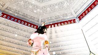 Skyrim Foxy Furry Anuka Meaty Pussy and Big Tits Sexy Dance