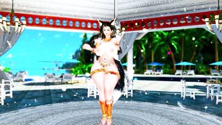 Skyrim Foxy Furry Anuka Meaty Pussy and Big Tits Sexy Dance