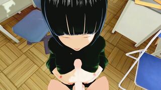 【3d HENTAI POV】 Fubuki wants you to IMPREGNATE her