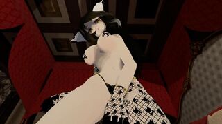 Big Titty Neko Cat Girl Rides and Lap Dance in Bedroom (POV)