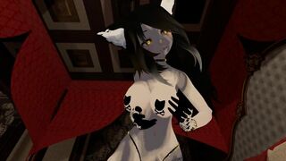 Big Titty Neko Cat Girl Rides and Lap Dance in Bedroom (POV)