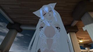 Slutty Thigh High Waifu gives Virtual Lap Dance (POV)