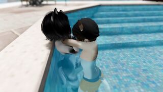 POOLSIDE FUCKING - SECOND LIFE YIFF (M)(F)