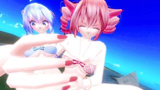 (Sound) MMD Giantess Growth - Pool Remix