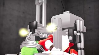 MMD Touhou Yuuka Kazami Machine BDSM