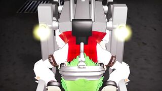 MMD Touhou Yuuka Kazami Machine BDSM