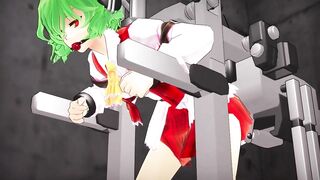 MMD Touhou Yuuka Kazami Machine BDSM
