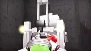 MMD Touhou Yuuka Kazami Machine BDSM