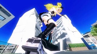 MMD Giantess - Big, Bigger, Bubblegum