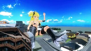 MMD Giantess - Big, Bigger, Bubblegum