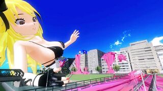 MMD Giantess - Big, Bigger, Bubblegum
