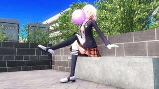 MMD Giantess - Big, Bigger, Bubblegum