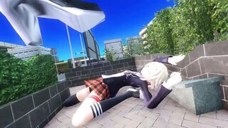 MMD Giantess - Big, Bigger, Bubblegum