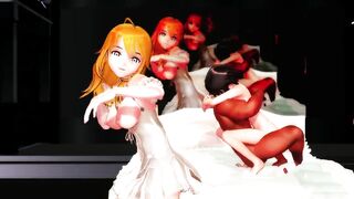[MMD] Yuki Mako Miki LUVORATORRRRRY Dance
