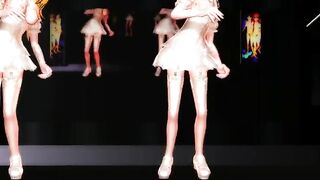 [MMD] Yuki Mako Miki LUVORATORRRRRY Dance