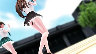 [MMD] Kongo Sister, Pink Cat [KanColle]