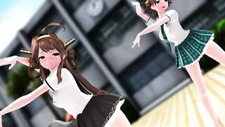 [MMD] Kongo Sister, Pink Cat [KanColle]