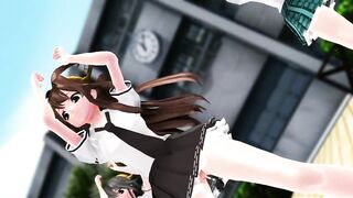 [MMD] Kongo Sister, Pink Cat [KanColle]
