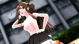 [MMD] Kongo Sister, Pink Cat [KanColle]
