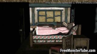 3D Red Riding Hood gets fucked by the Big Bad Wolfd 720-high 1