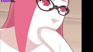 Karin Sucks Sasuke's Cock - Naruto Hentai