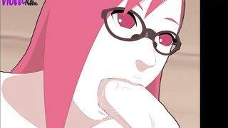 Karin Sucks Sasuke's Cock - Naruto Hentai