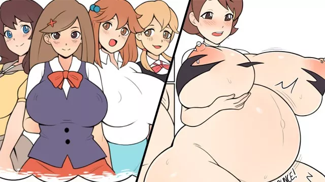 Gigantic Breast Expansion Hentai Belly Inflation