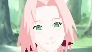 Naruto - Sakura Deep Throat Naruto, Sasuke, Kakashi and More!!! P44