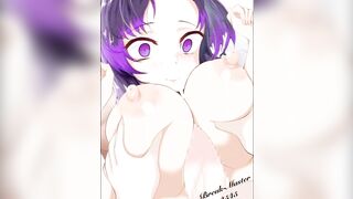 Demon Slayer Hentai - Compilation　Shinobu Mitsuri Kanao Kimetsu no Yaiba