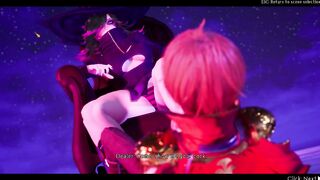 Under the Witch - Footjob Femdom 3D Porn Game