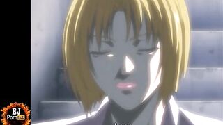 HENTAI BLOWJOB Blonde CUM SWALLOW Animated Big Tis Girl Giving Head and Cumshot Anime Cartoon POV BJ